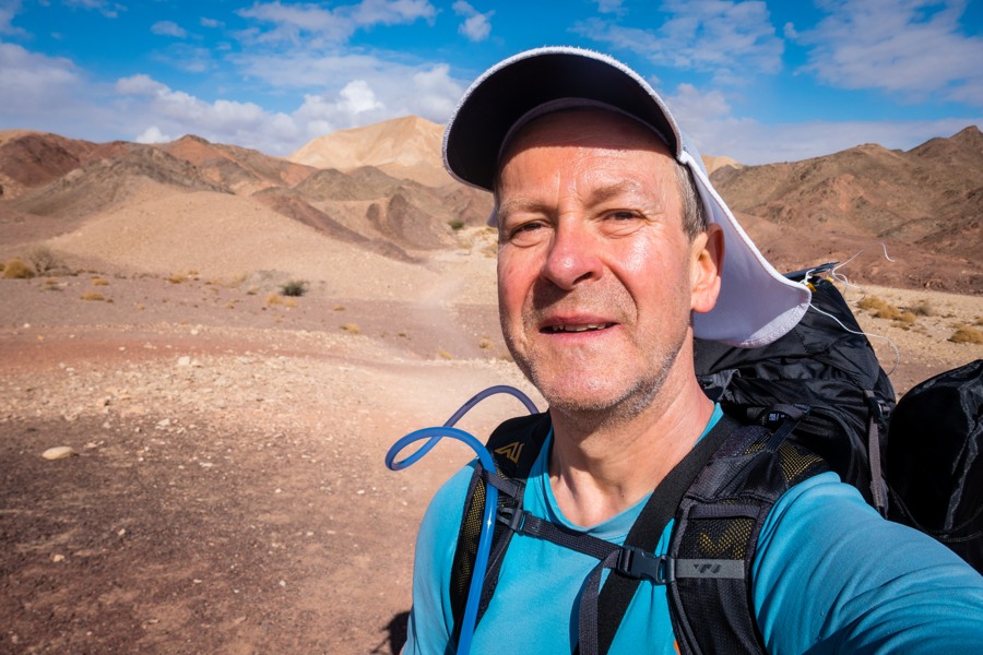 Stefan Spangenberg auf dem Israel National Trail